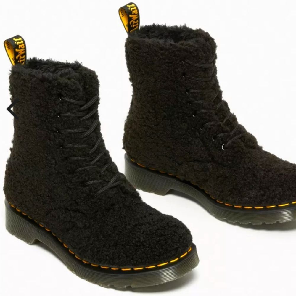 Dr. Martens Black Fleece Combat Boots